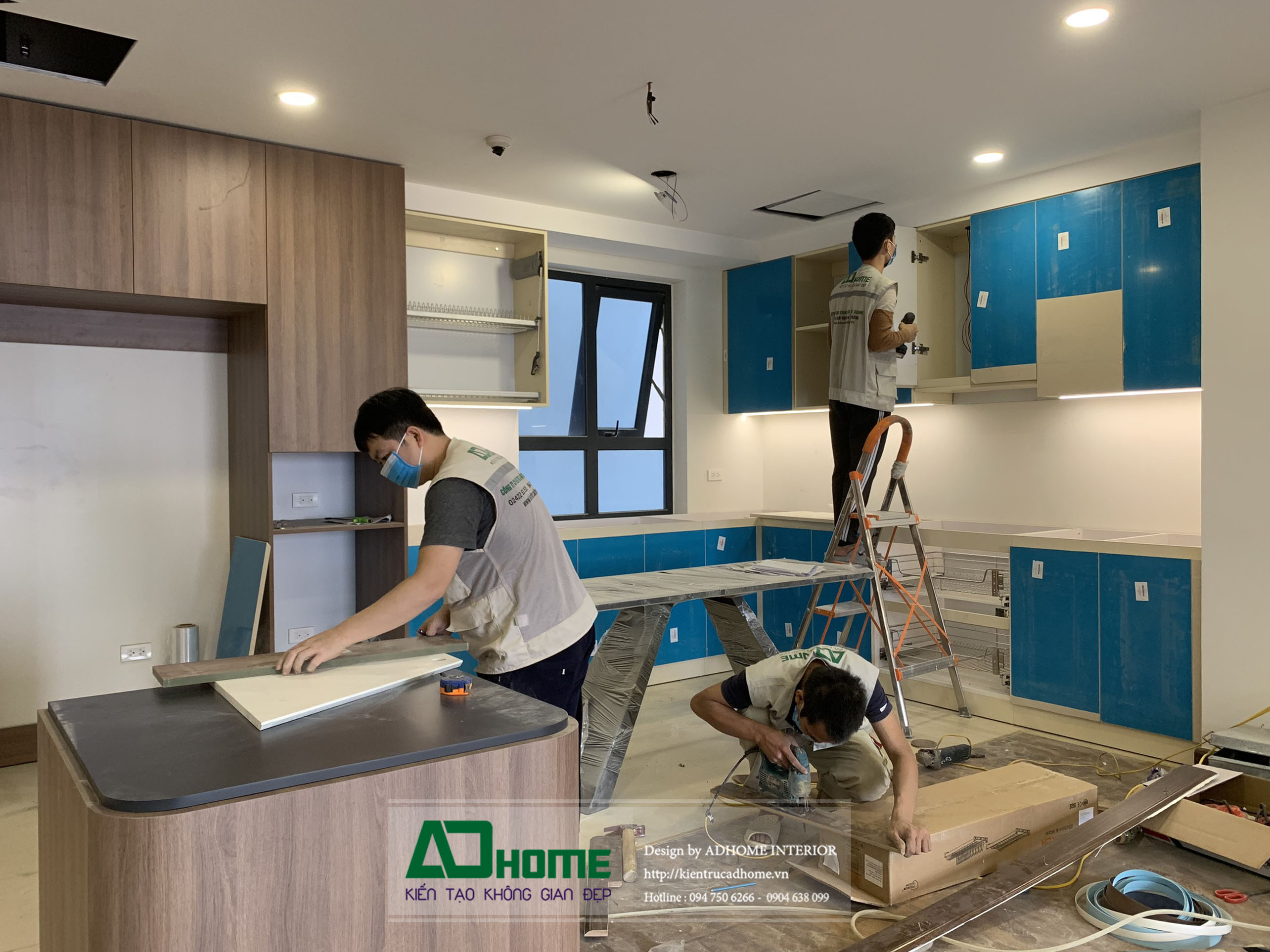 Goldmarkcity - Thiết kế và thi công nội thất căn hộ 05 Diamond - 134m2 - Hiện Đại