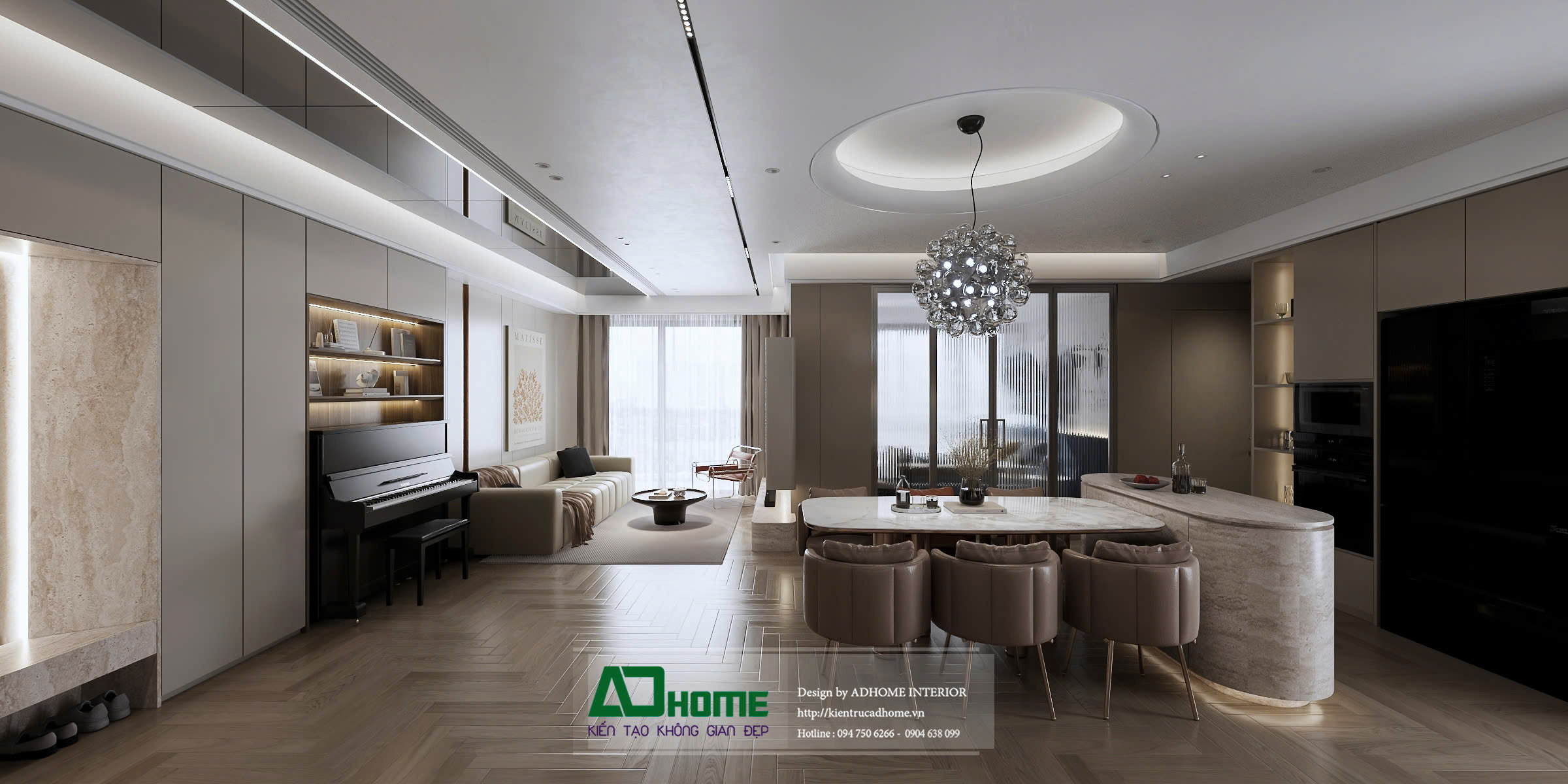 Thiết kế Nội Thất Chung Cư Vinhomes Gadenia - Phong Cách Hiện Đại 